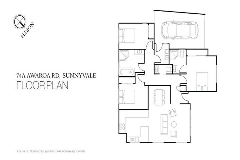 Photo of property in 74a Awaroa Road, Sunnyvale, Auckland, 0612