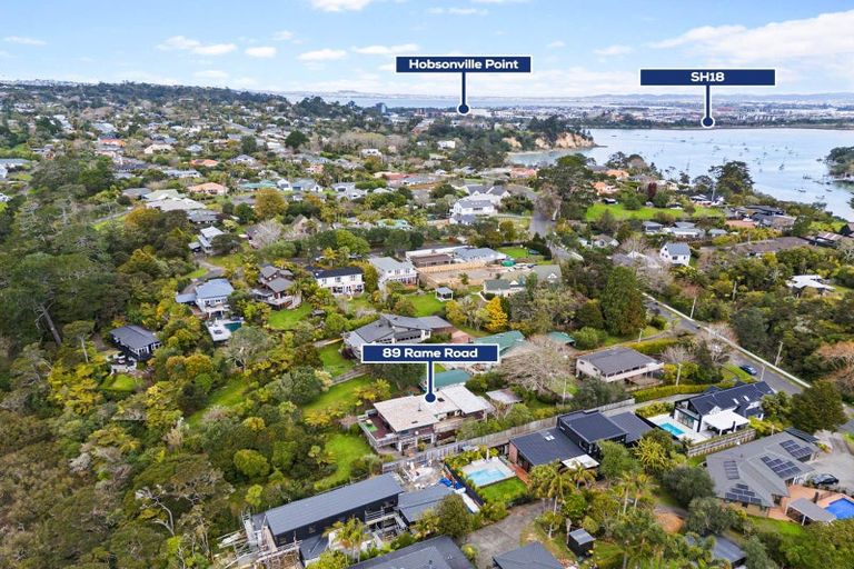Photo of property in 89 Rame Road, Greenhithe, Auckland, 0632
