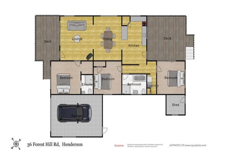 Photo of property in 36 Forest Hill Road, Henderson, Auckland, 0612