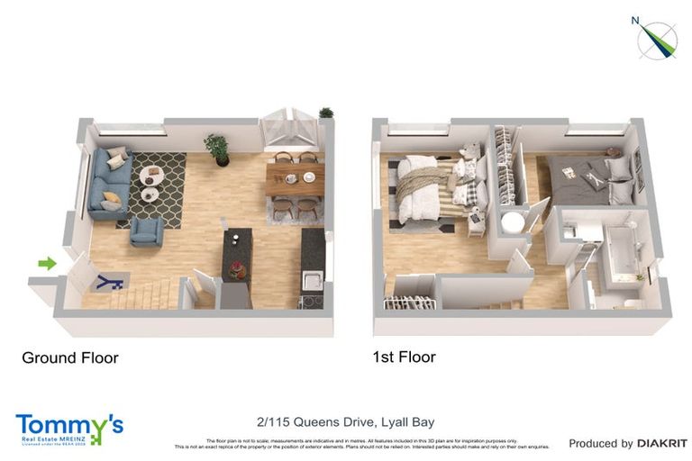 Photo of property in 115f2 Queens Drive, Lyall Bay, Wellington, 6022