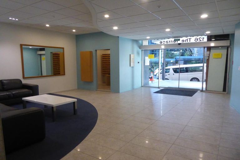 Photo of property in Terrace Tower Apartments, 13d/126 The Terrace, Wellington Central, Wellington, 6011