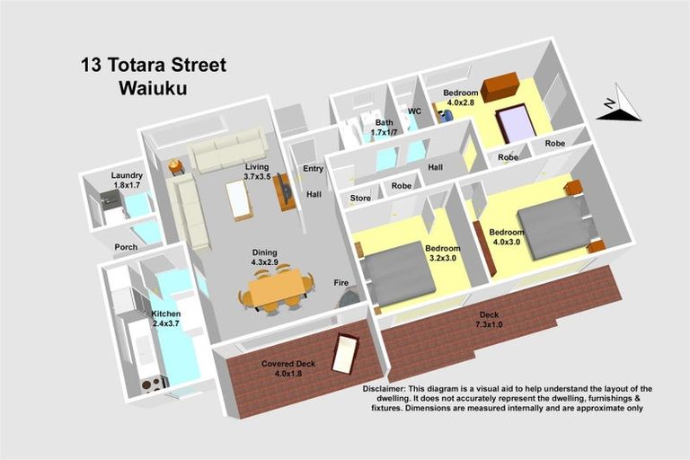 Photo of property in 13 Totara Street, Waiuku, 2123