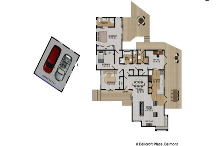 Photo of property in 8 Bellcroft Place, Belmont, Auckland, 0622