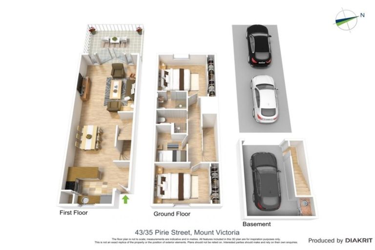 Photo of property in Victoria Villas, 43/35u Pirie Street, Mount Victoria, Wellington, 6011