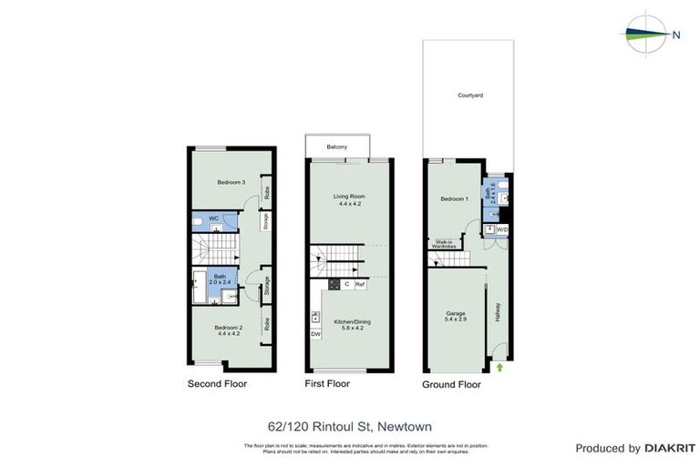 Photo of property in Altar Apartments, 62/120u Rintoul Street, Newtown, Wellington, 6021