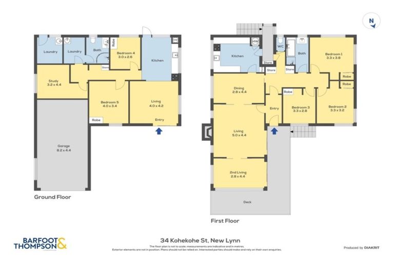 Photo of property in 34 Kohekohe Street, New Lynn, Auckland, 0600