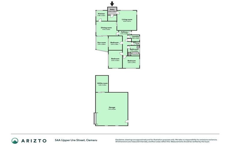 Photo of property in 54a Upper Ure Street, South Hill, Oamaru, 9400
