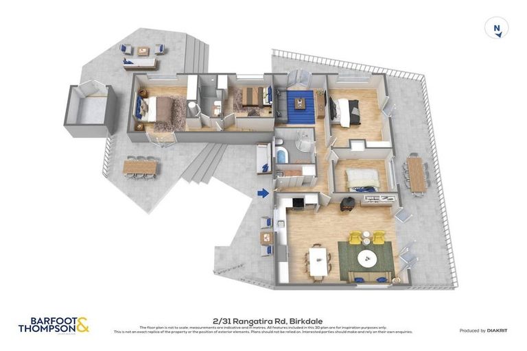 Photo of property in 1/33 Rangatira Road, Birkdale, Auckland, 0626