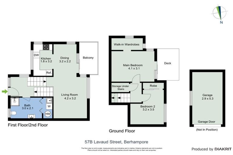 Photo of property in 57b Lavaud Street, Berhampore, Wellington, 6023