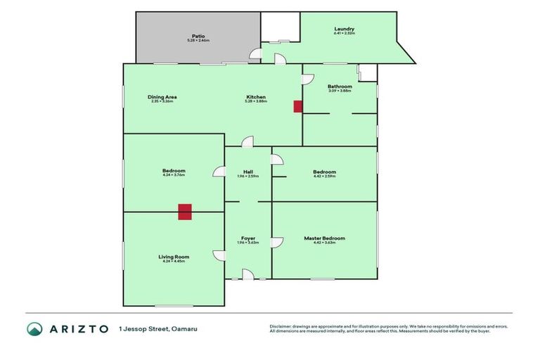 Photo of property in 1 Jessop Street, South Hill, Oamaru, 9400