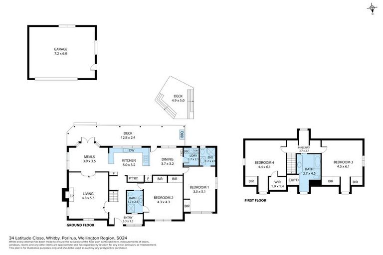 Photo of property in 34 Latitude Close, Whitby, Porirua, 5024