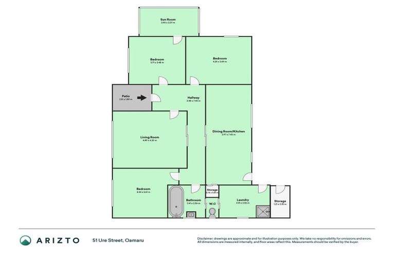 Photo of property in 51 Upper Ure Street, South Hill, Oamaru, 9400