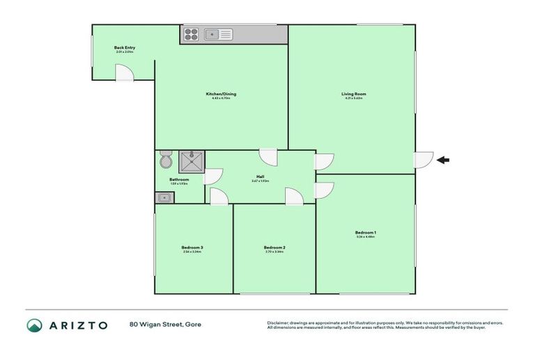 Photo of property in 80 Wigan Street, Gore, 9710