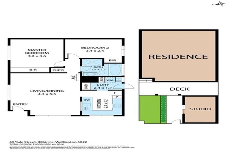 Photo of property in 65u1 Yule Street, Kilbirnie, Wellington, 6022