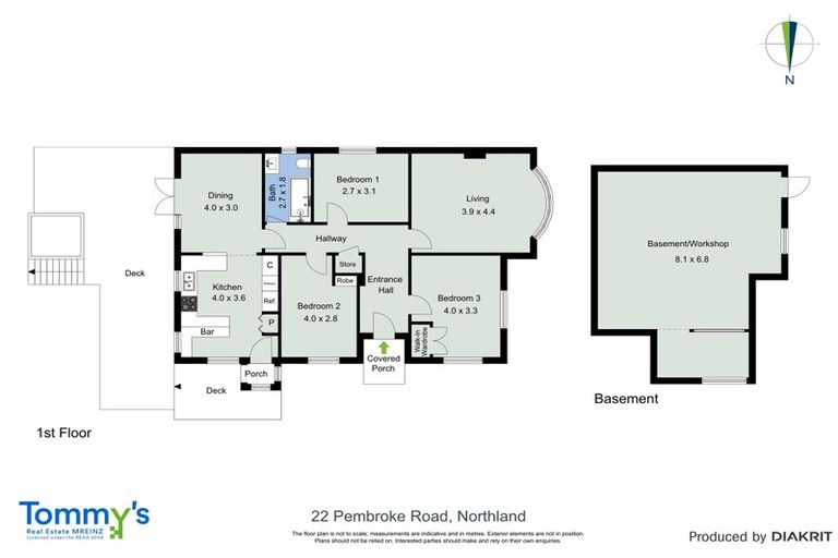 Photo of property in 22 Pembroke Road, Northland, Wellington, 6012