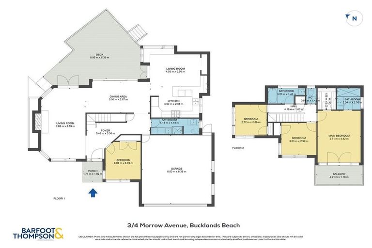 Photo of property in 3/4 Morrow Avenue, Bucklands Beach, Auckland, 2012