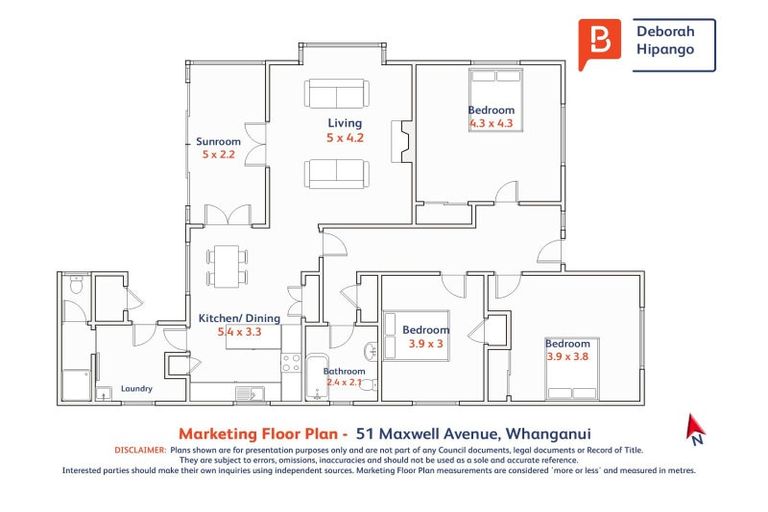 Photo of property in 51 Maxwell Avenue, Durie Hill, Whanganui, 4500