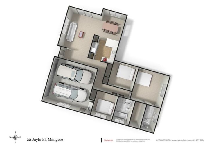 Photo of property in 22 Jaylo Place, Mangere, Auckland, 2022