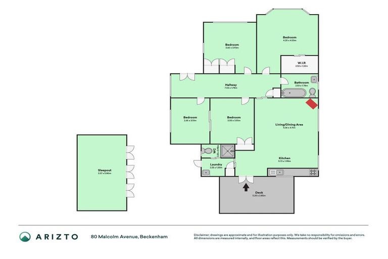 Photo of property in 80 Malcolm Avenue, Beckenham, Christchurch, 8023