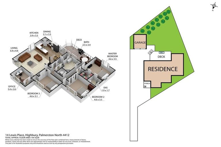 Photo of property in 14 Lewis Place, Highbury, Palmerston North, 4412