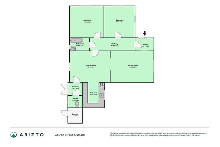 Photo of property in 23 Don Street, Oamaru North, Oamaru, 9400