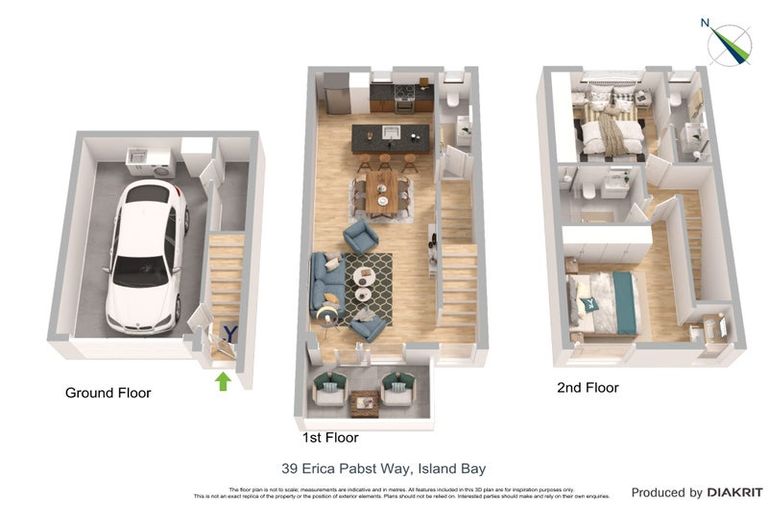 Photo of property in 39 Erica Pabst Way, Island Bay, Wellington, 6023