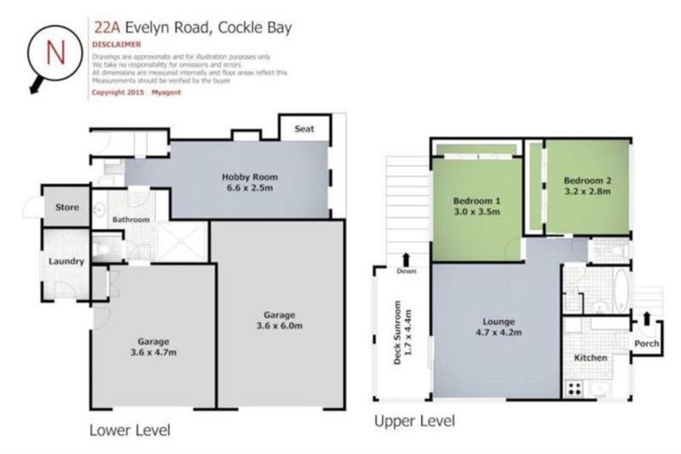Photo of property in 22a Evelyn Road, Cockle Bay, Auckland, 2014