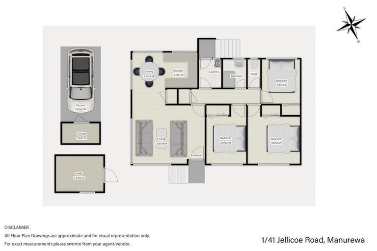 Photo of property in 1/41 Jellicoe Road, Manurewa, Auckland, 2102