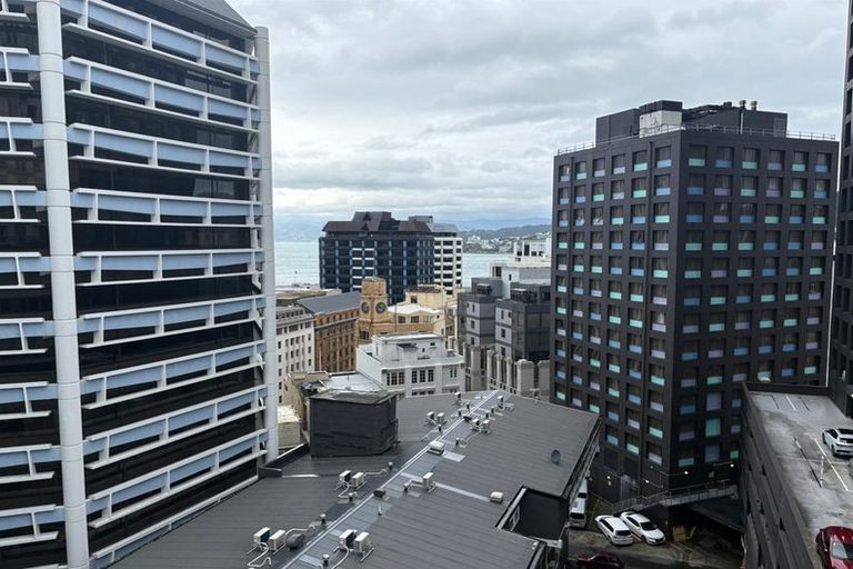 Photo of property in Terrace Heights Apartments, 2/163p The Terrace, Wellington Central, Wellington, 6011
