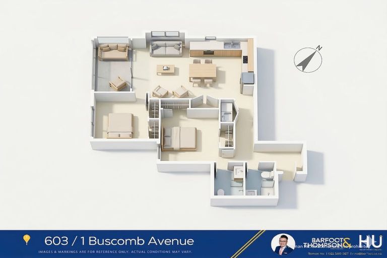 Photo of property in 603/1 Buscomb Avenue, Henderson, Auckland, 0610
