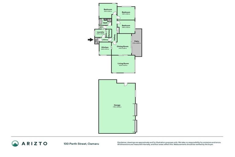 Photo of property in 100 Perth Street, Holmes Hill, Oamaru, 9401