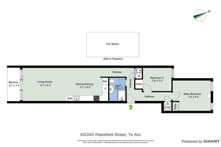 Photo of property in Monument Apartments, 4d/245 Wakefield Street, Te Aro, Wellington, 6011