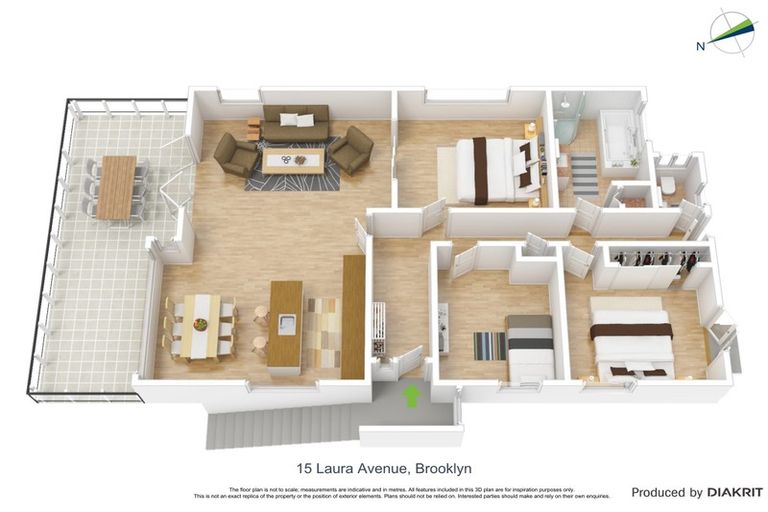 Photo of property in 15 Laura Avenue, Brooklyn, Wellington, 6021