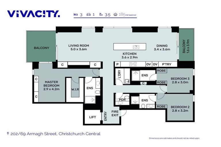 Photo of property in 202/69 Armagh Street, Christchurch Central, Christchurch, 8013