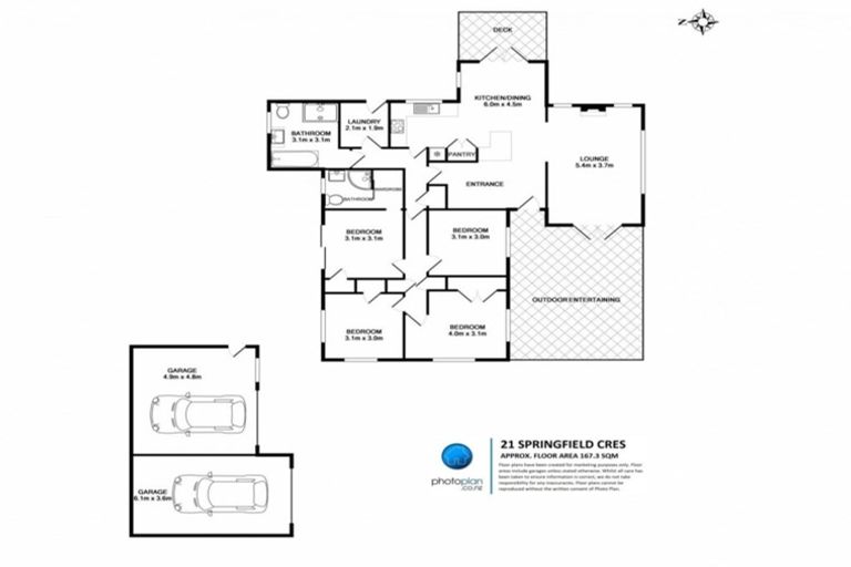 Photo of property in 21 Springfield Crescent, Enderley, Hamilton, 3214