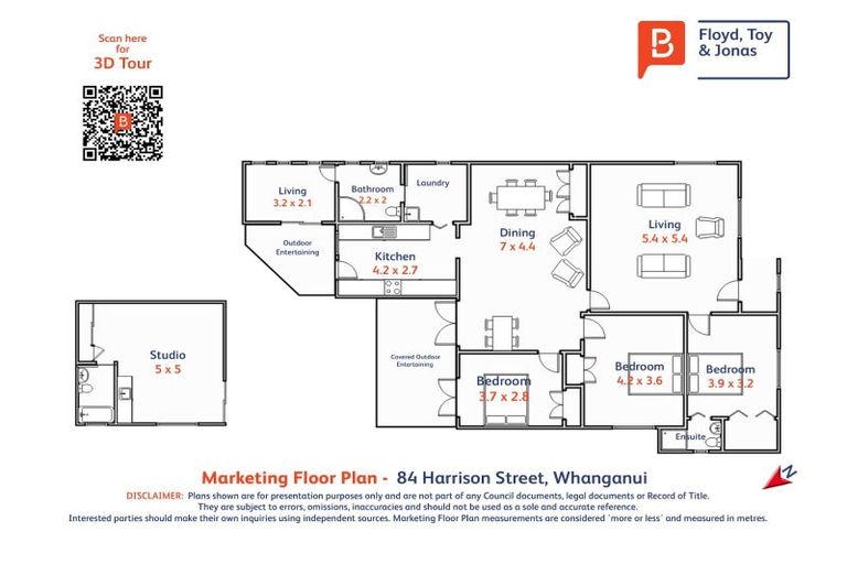 Photo of property in 84 Harrison Street, Whanganui, 4500