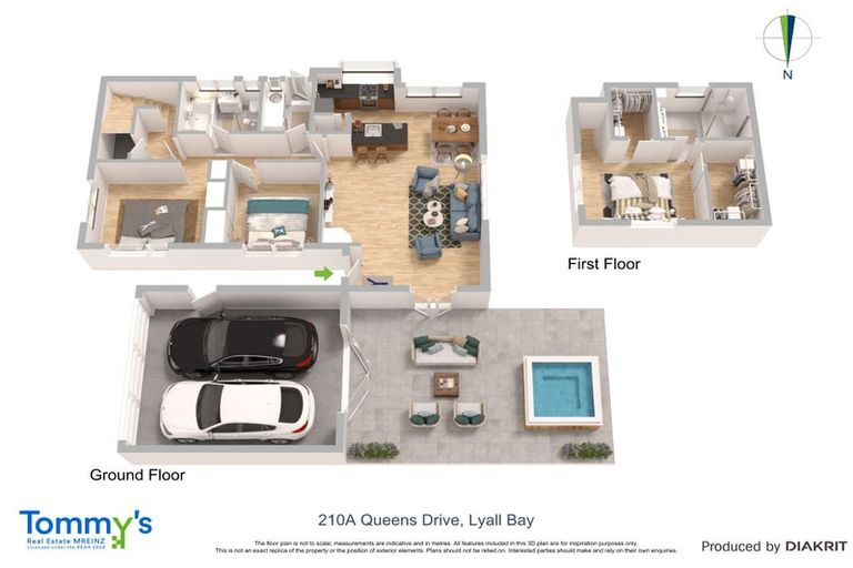 Photo of property in 210 Queens Drive, Lyall Bay, Wellington, 6022