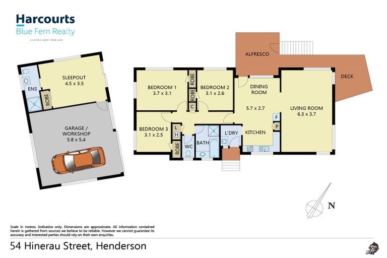 Photo of property in 54 Hinerau Street, Henderson, Auckland, 0612