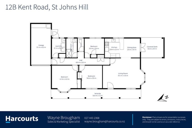 Photo of property in 12a Kent Road, Saint Johns Hill, Whanganui, 4501
