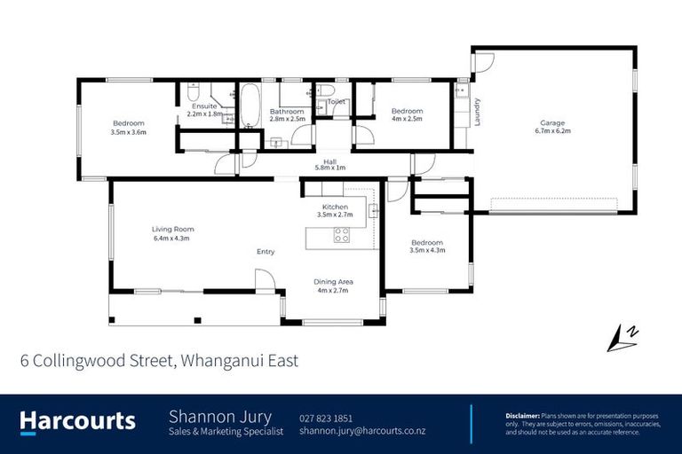 Photo of property in 6 Collingwood Street, Whanganui East, Whanganui, 4500