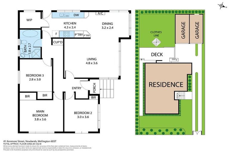 Photo of property in 41 Kenmore Street, Newlands, Wellington, 6037