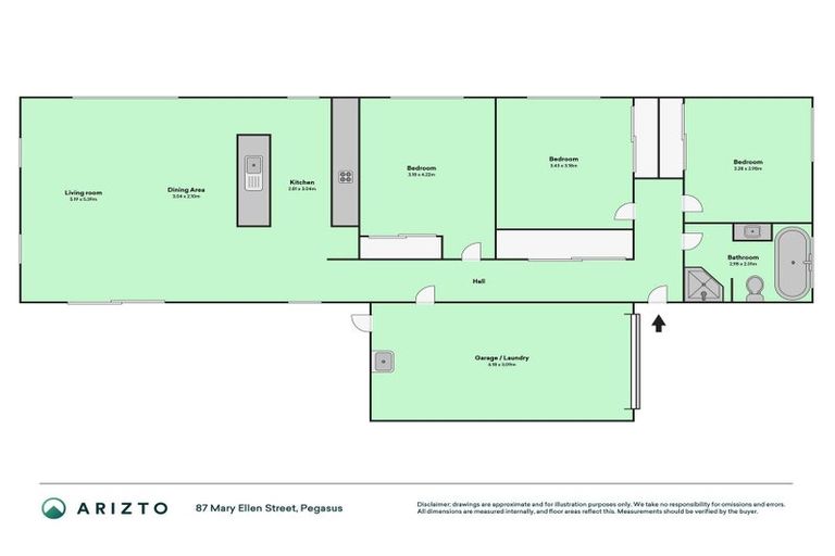 Photo of property in 87 Mary Ellen Street, Pegasus, 7612