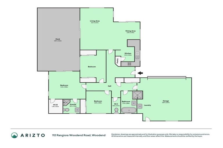 Photo of property in 112 Rangiora Woodend Road, Woodend, 7610
