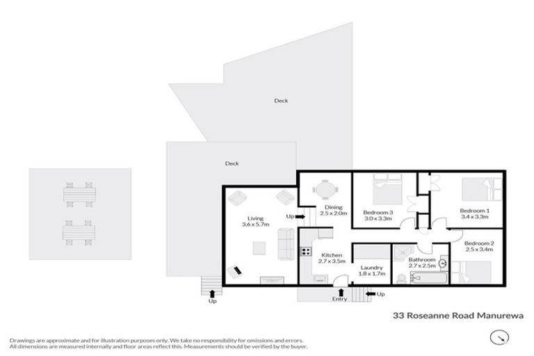 Photo of property in 33 Roseanne Road, Manurewa, Auckland, 2102