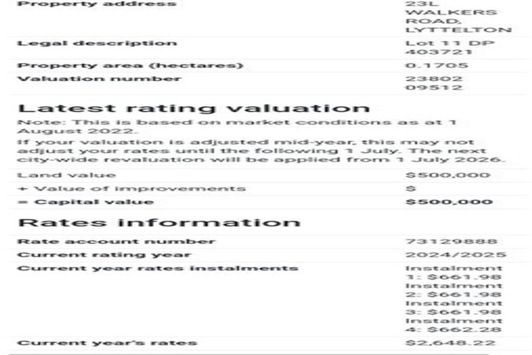 Photo of property in 23l Walkers Road, Lyttelton, 8082