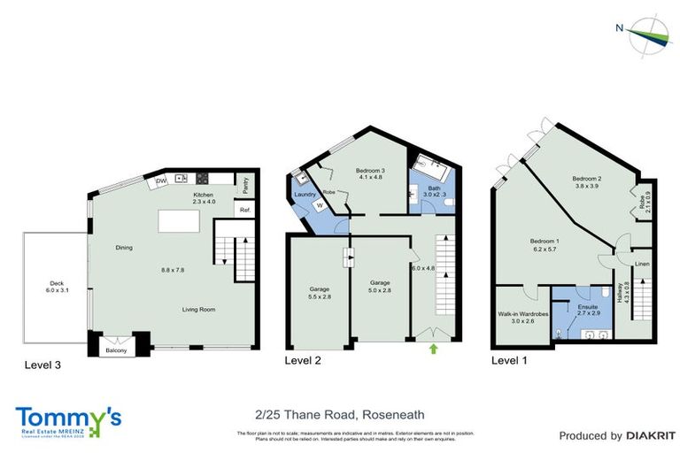 Photo of property in 25u2 Thane Road, Roseneath, Wellington, 6011