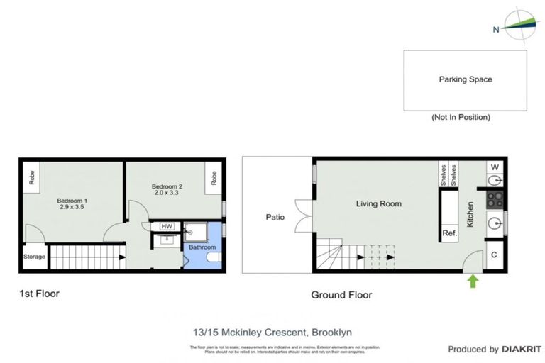 Photo of property in Paddington Apartments, 13/15u Mckinley Crescent, Brooklyn, Wellington, 6021