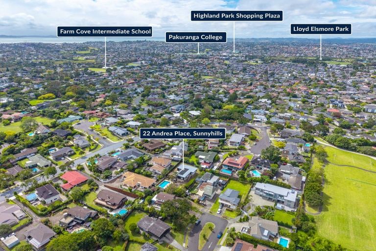 Photo of property in 22 Andrea Place, Sunnyhills, Auckland, 2010