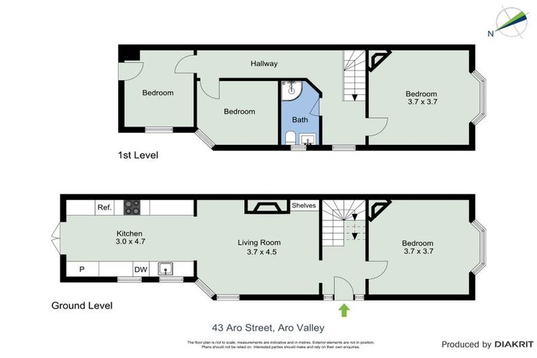 Photo of property in 43 Aro Street, Aro Valley, Wellington, 6021