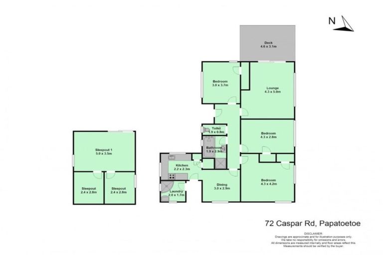 Photo of property in 72 Caspar Road, Papatoetoe, Auckland, 2025